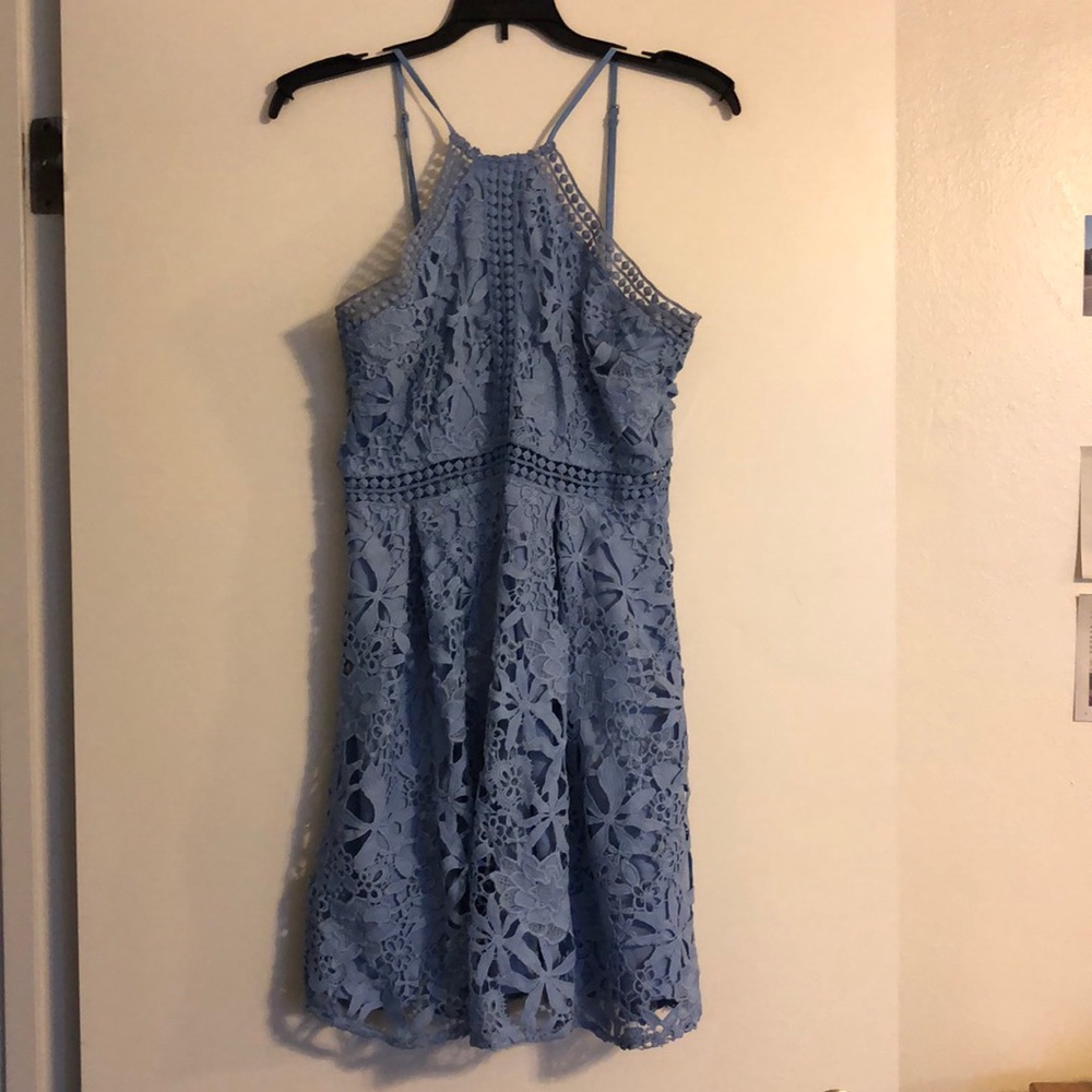 Lavender dress from Francesca’s.